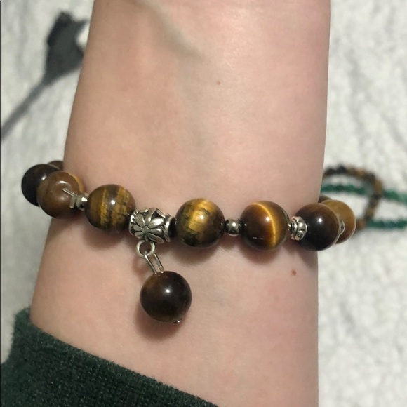 Tiger eye stone bracelet - Picture 2 of 3